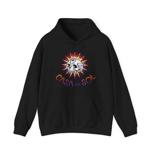 Casa Del Sol Psychedelic Skull Hoodie