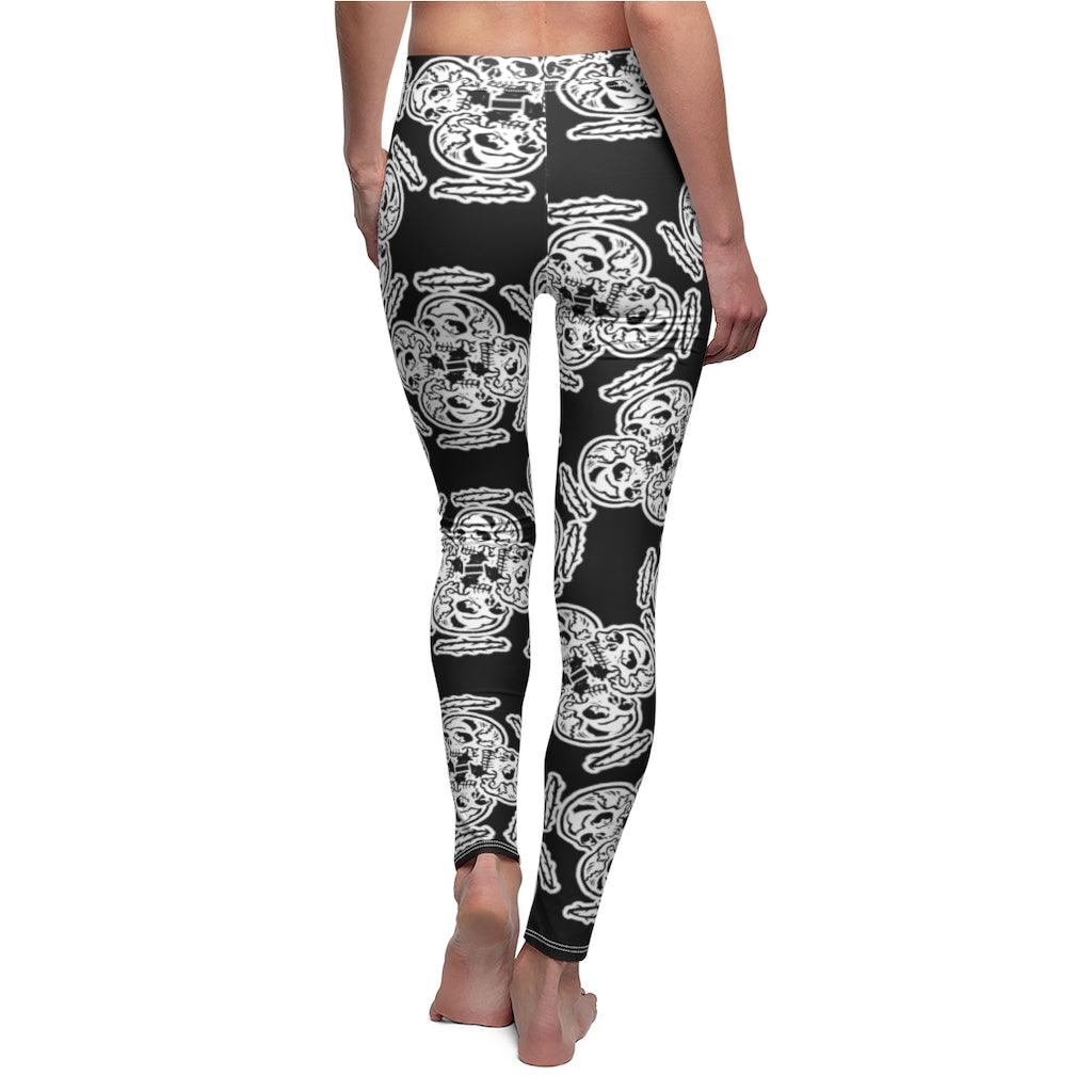 Kaleidoscope Strange Angel Skull Leggings