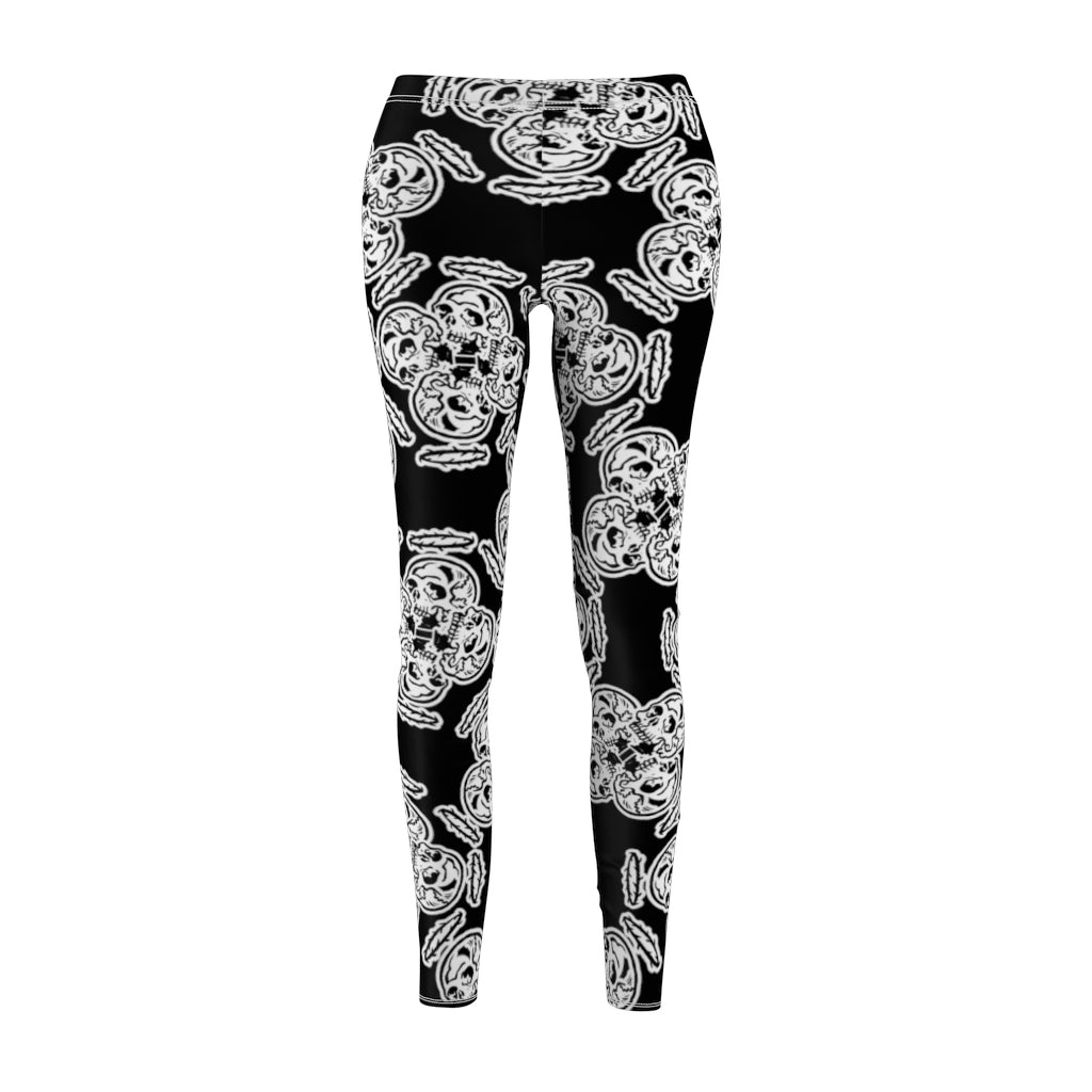 Kaleidoscope Strange Angel Skull Leggings