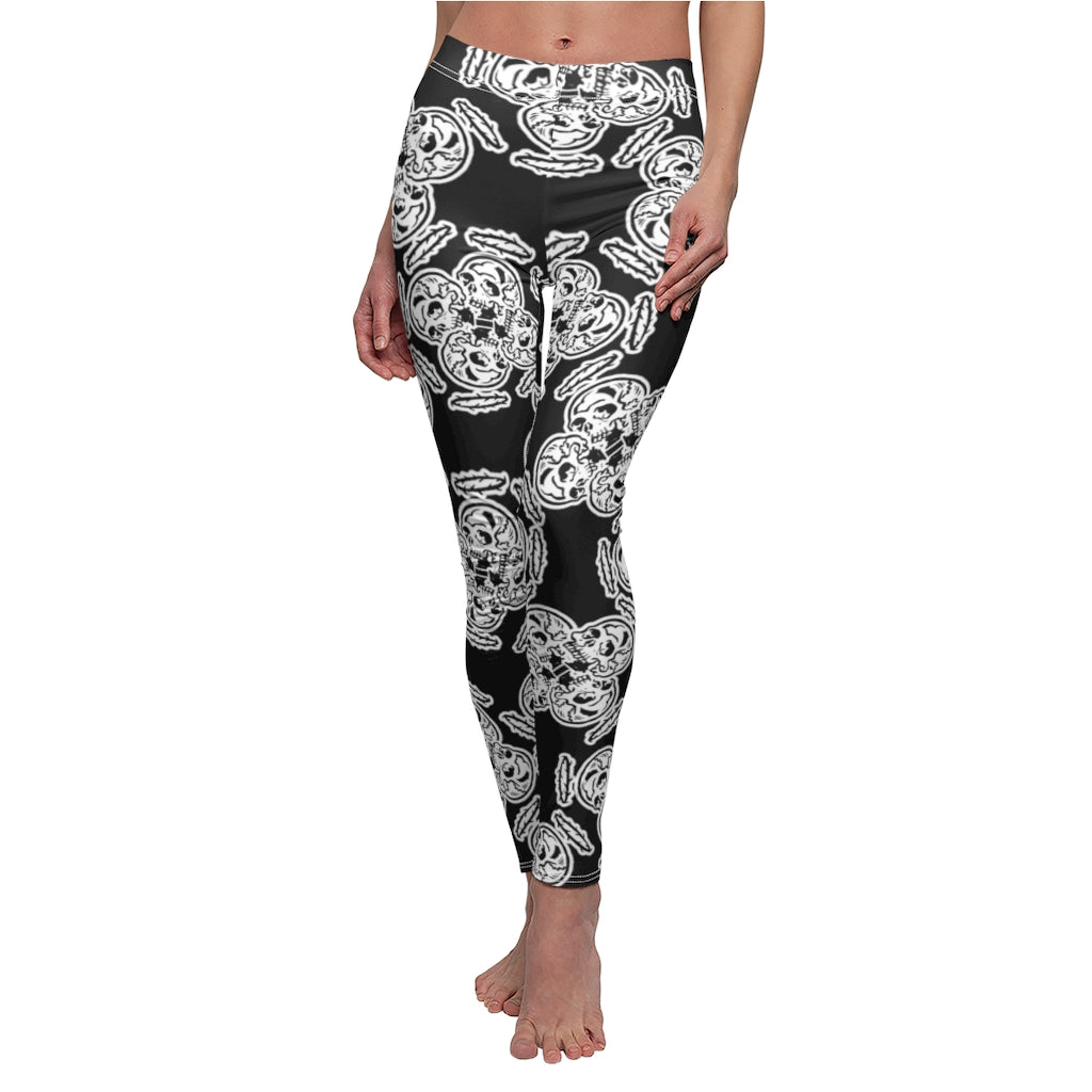 Kaleidoscope Strange Angel Skull Leggings