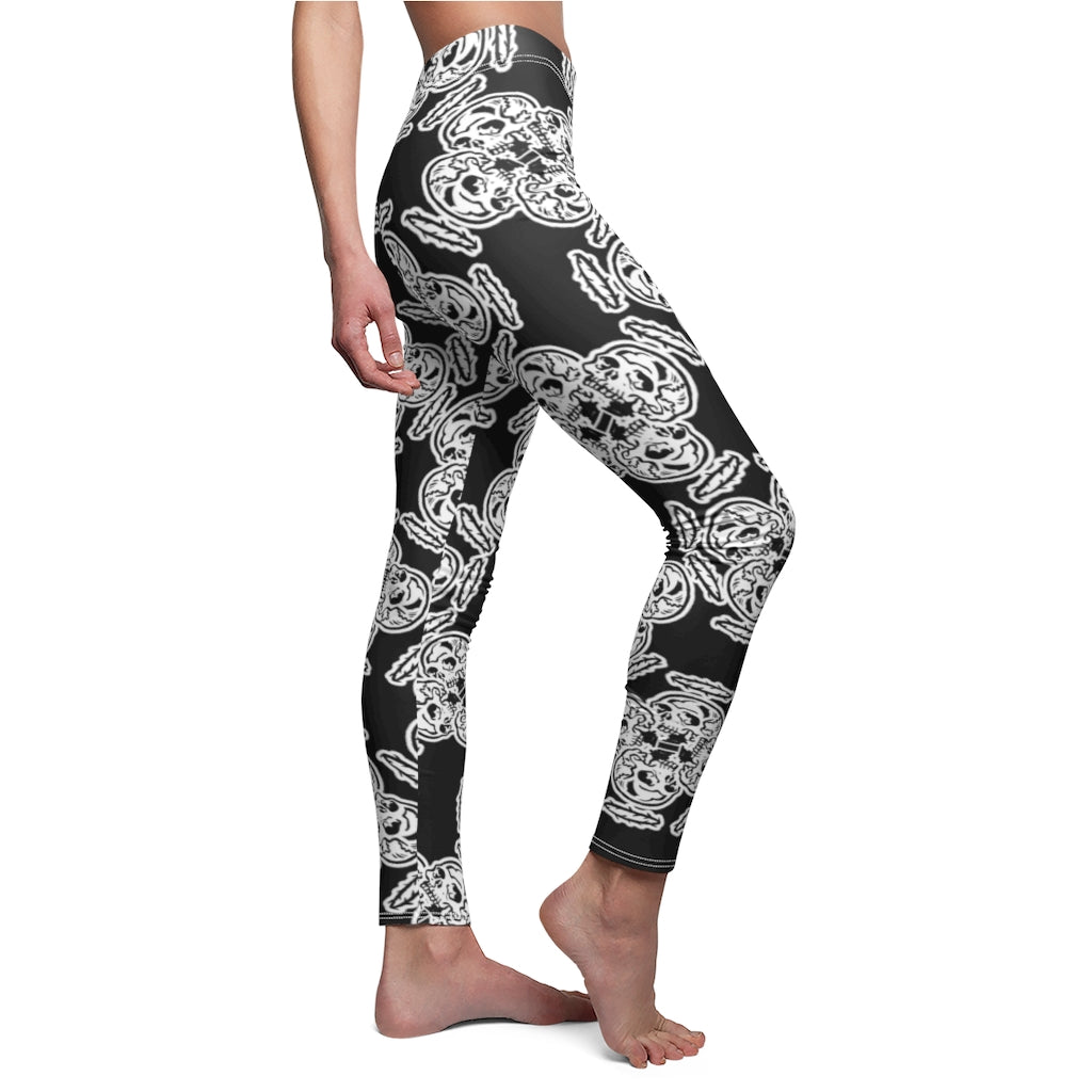 Kaleidoscope Strange Angel Skull Leggings